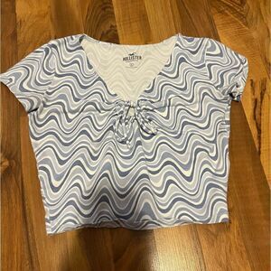 Hollister Pattern Crop Top 
